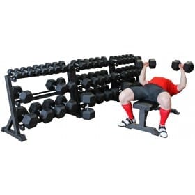 Second image of SET MANUBRI ESAGONALI GOMMATI 2,5-40KG