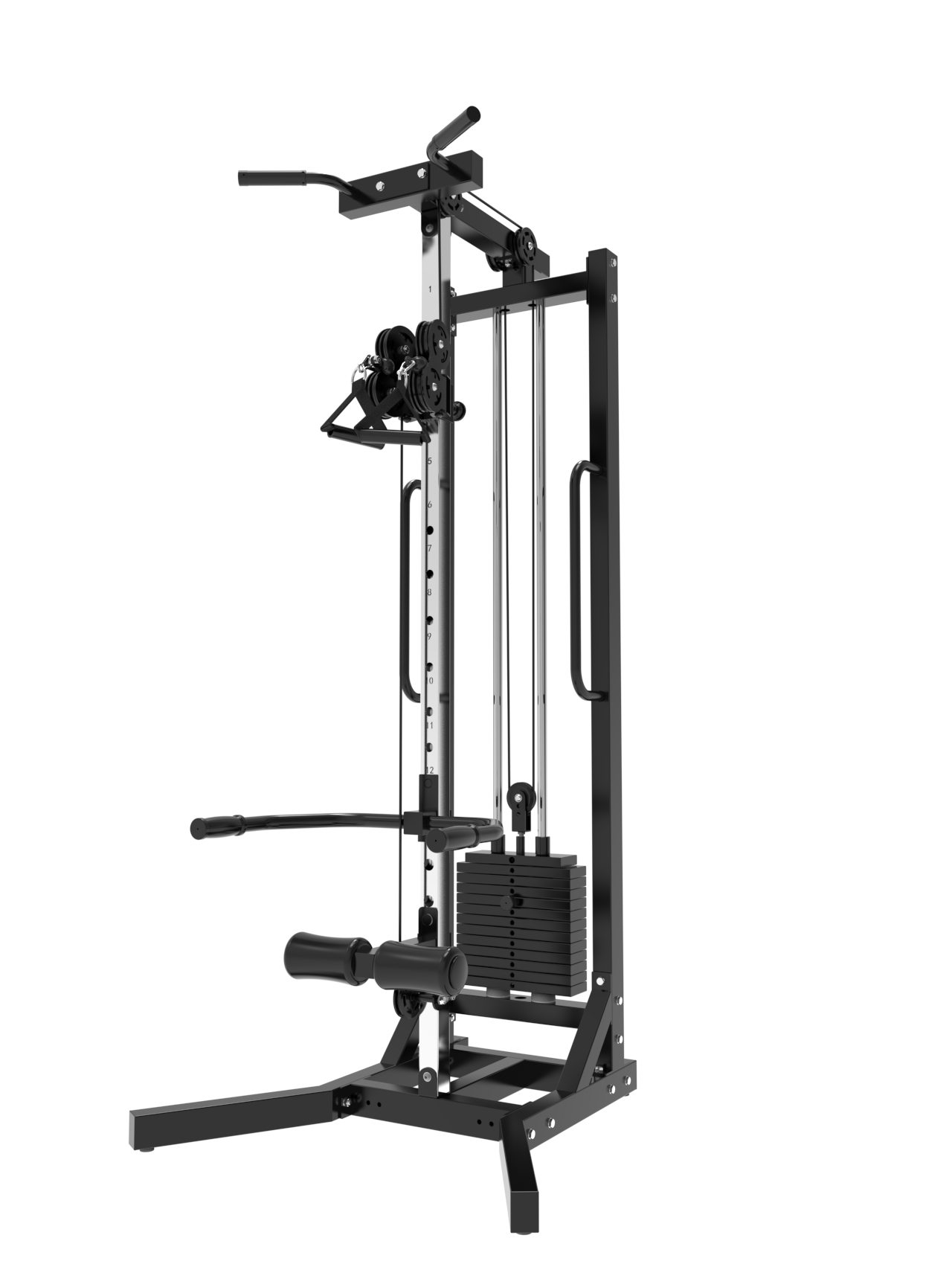 Poliercolina autoportante a pacco pesi semi pro(pacco pesi in ghisa)