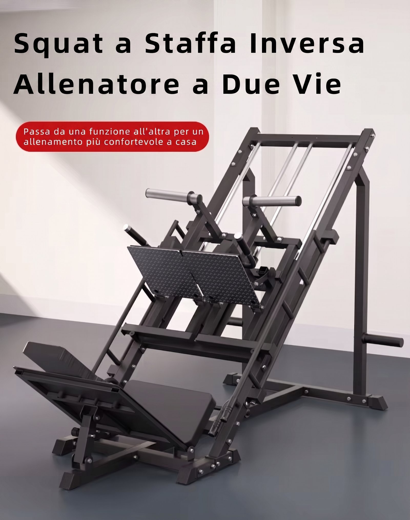 Squat a Staffa Inversa Allenatore a Due Vie Zorrosport LPHS-5